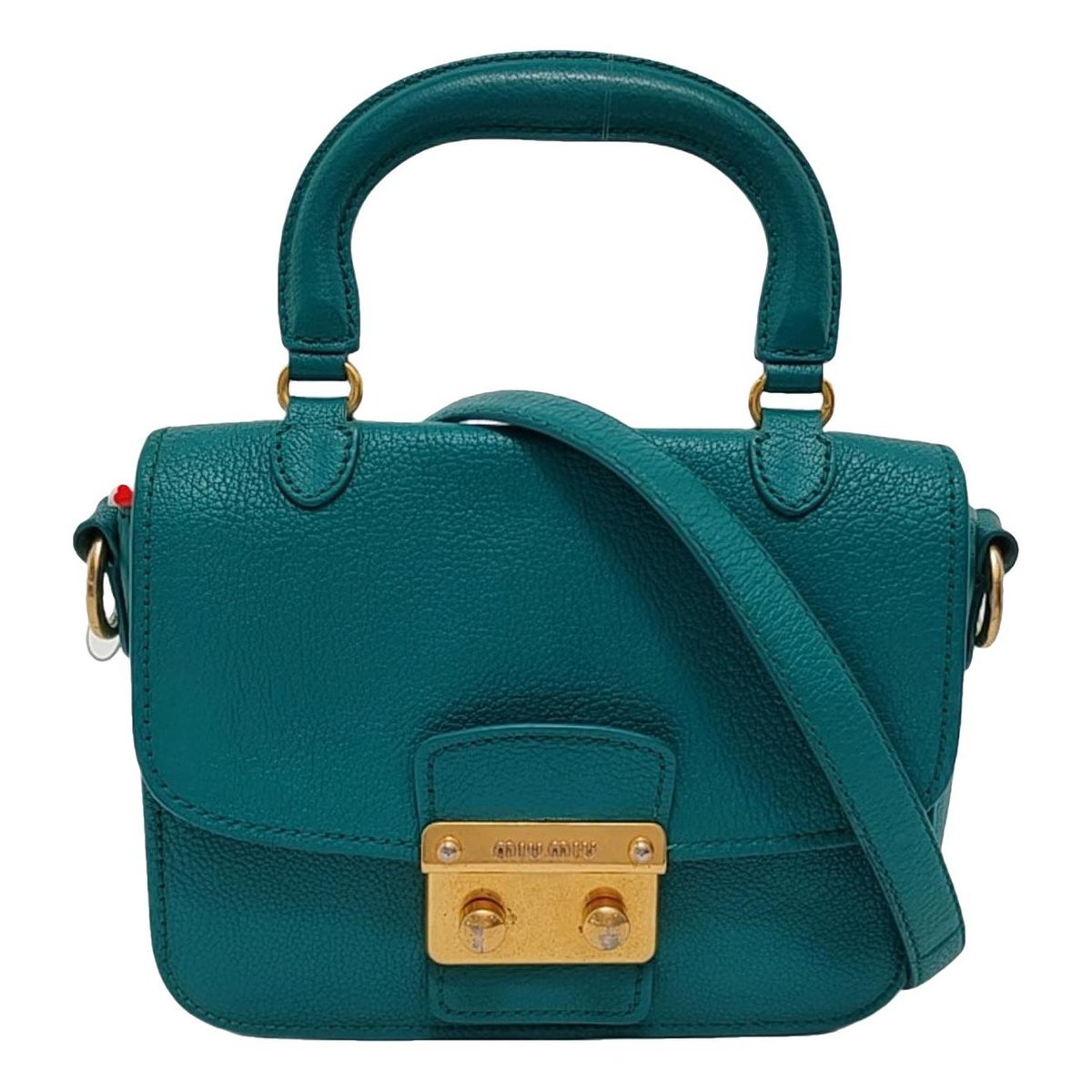 Miu Confidential leather crossbody bag