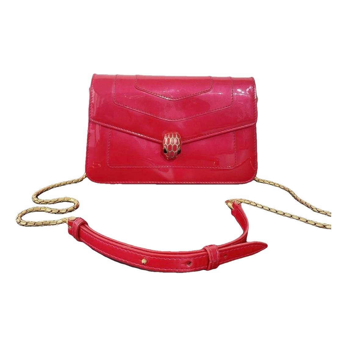 Serpenti leather handbag