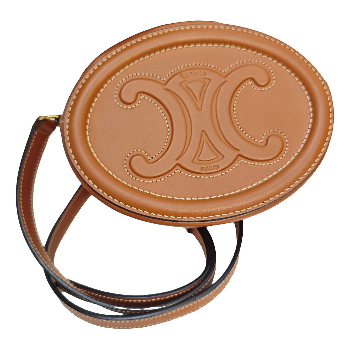 Triomphe leather handbag