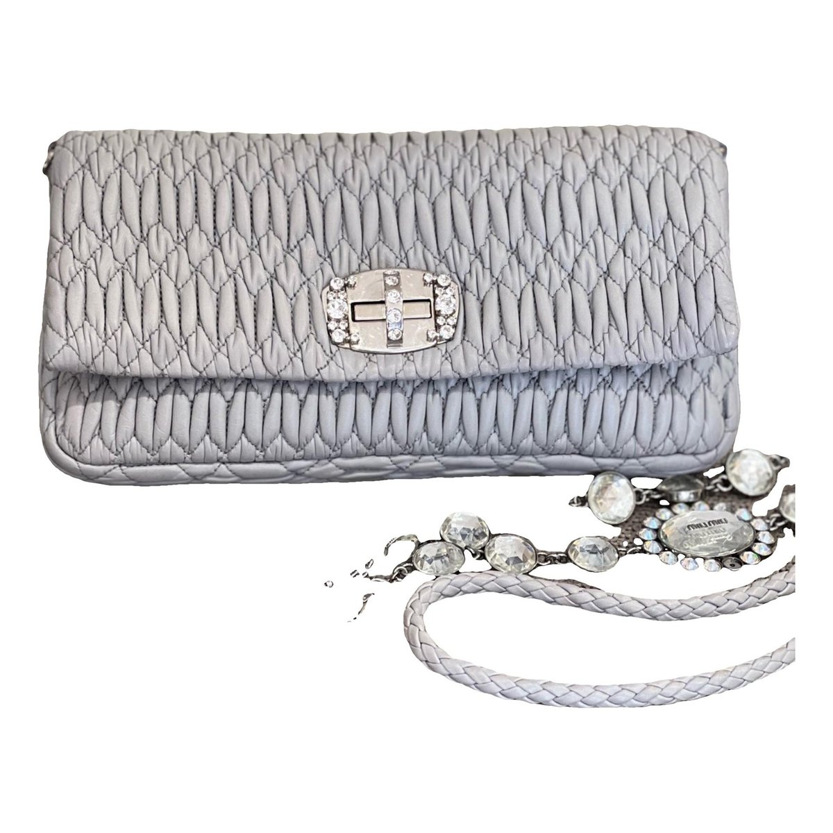 Miu delice leather crossbody bag