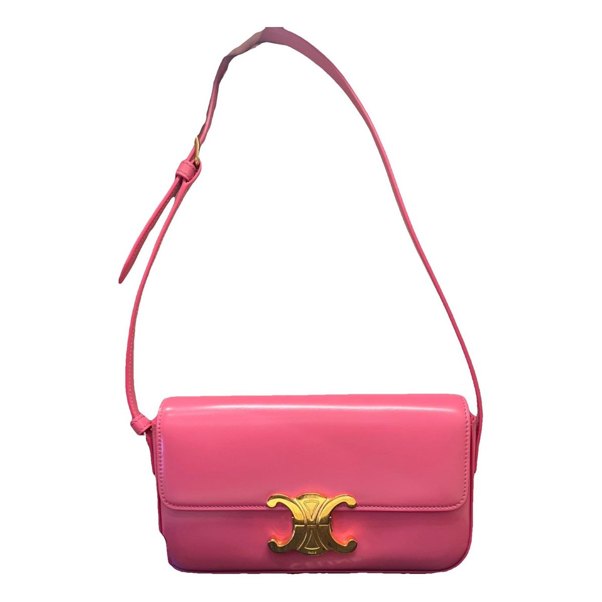 Triomphe Long leather handbag