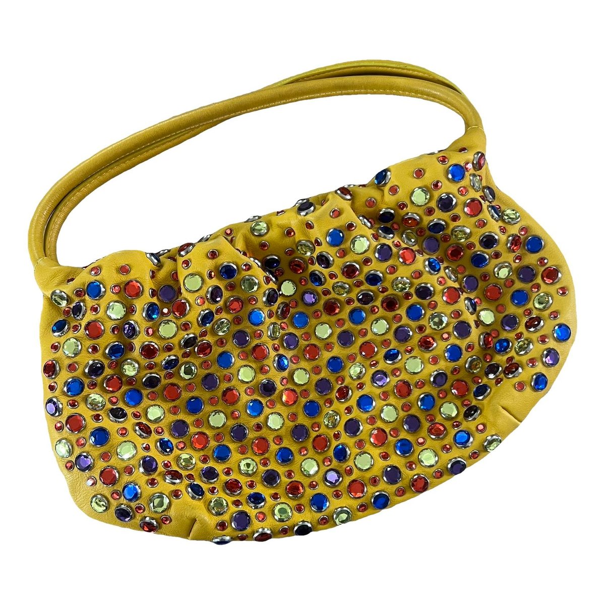 Domino leather handbag