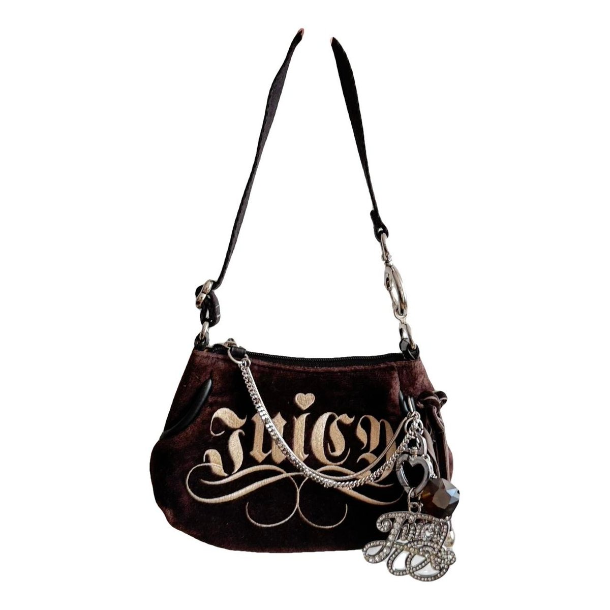 Velvet handbag