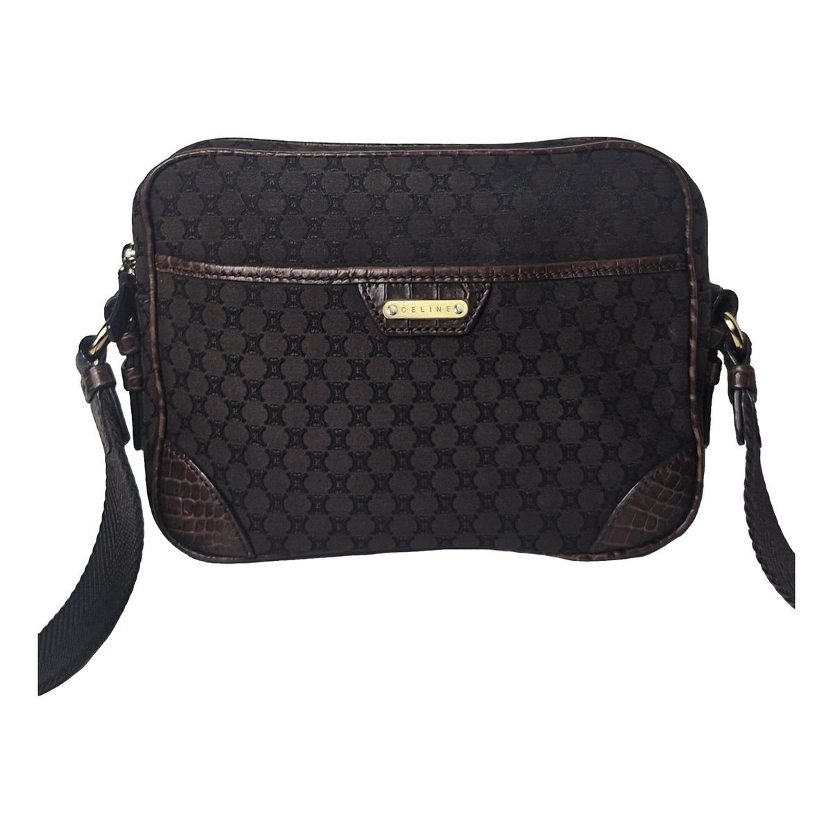 Triomphe cloth crossbody bag