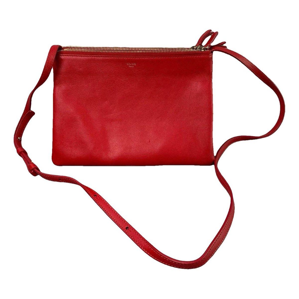 Trio leather crossbody bag