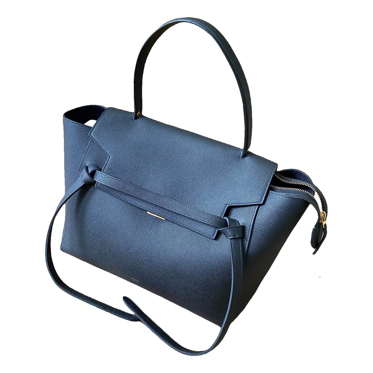 Belt leather handbag