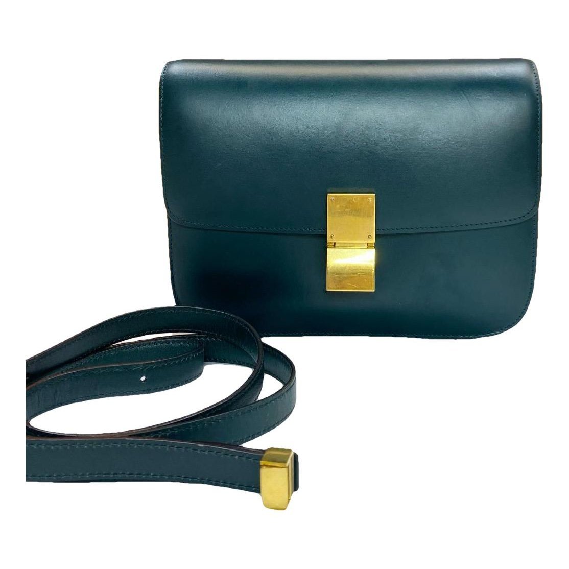 Classic leather crossbody bag