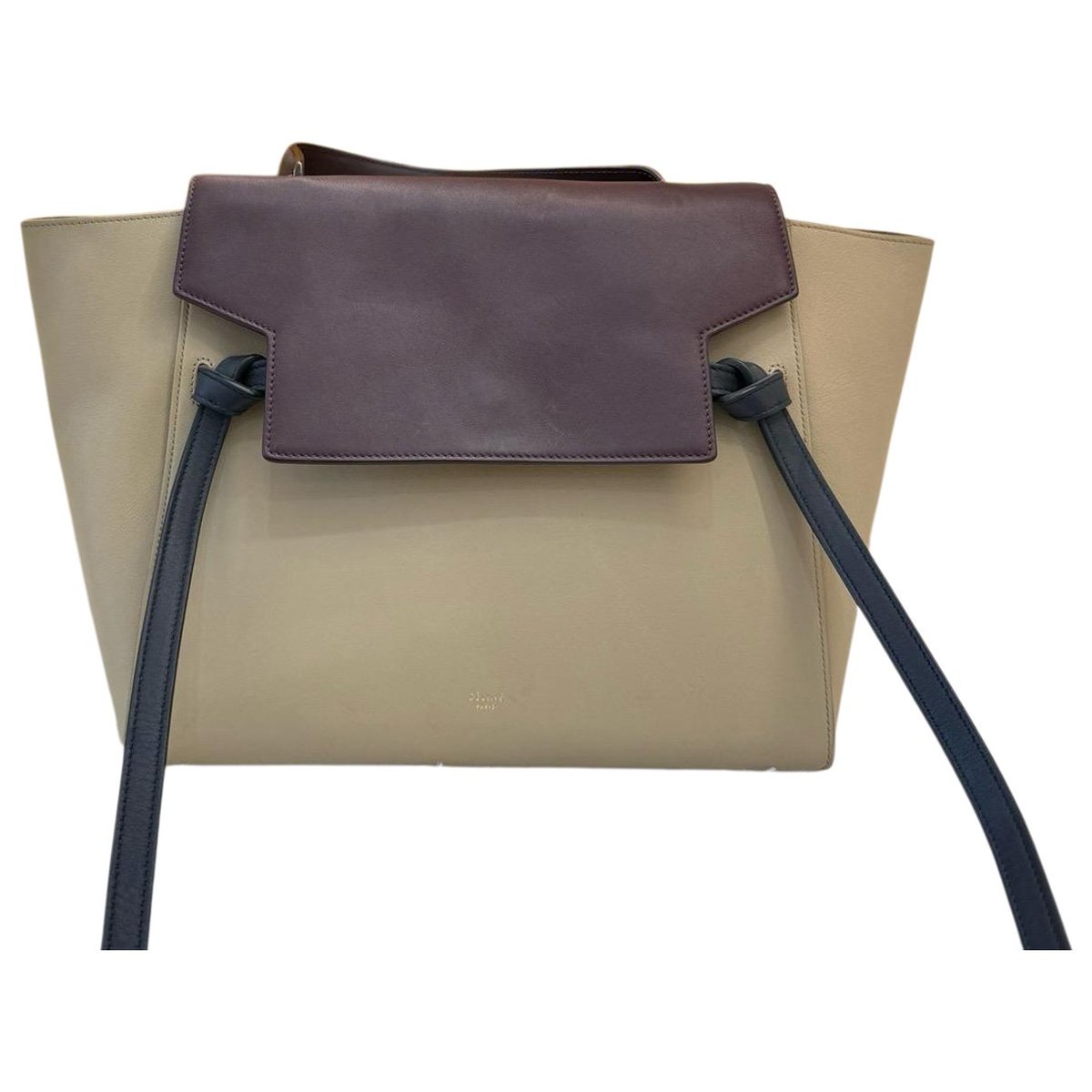 Belt leather handbag