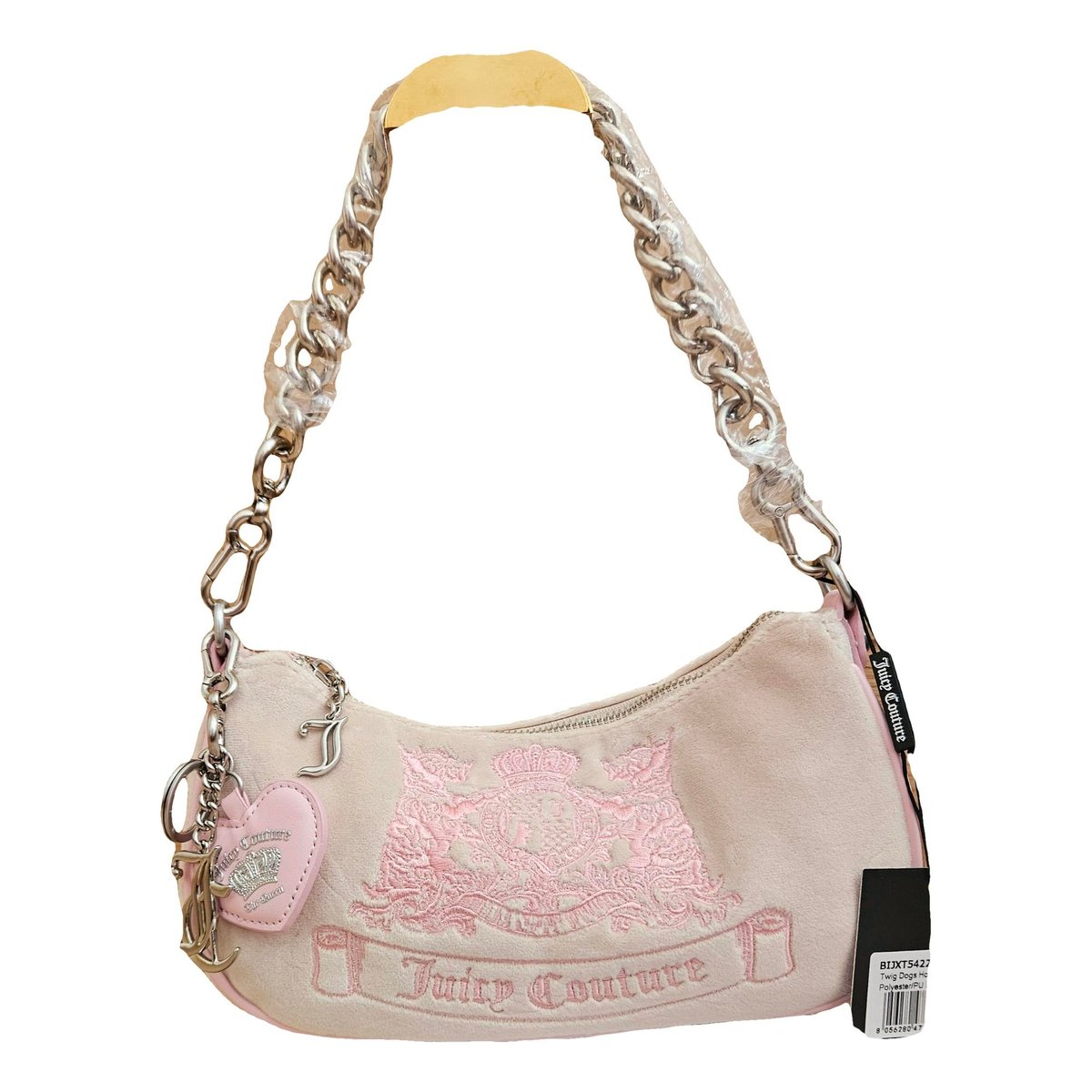 Velvet handbag