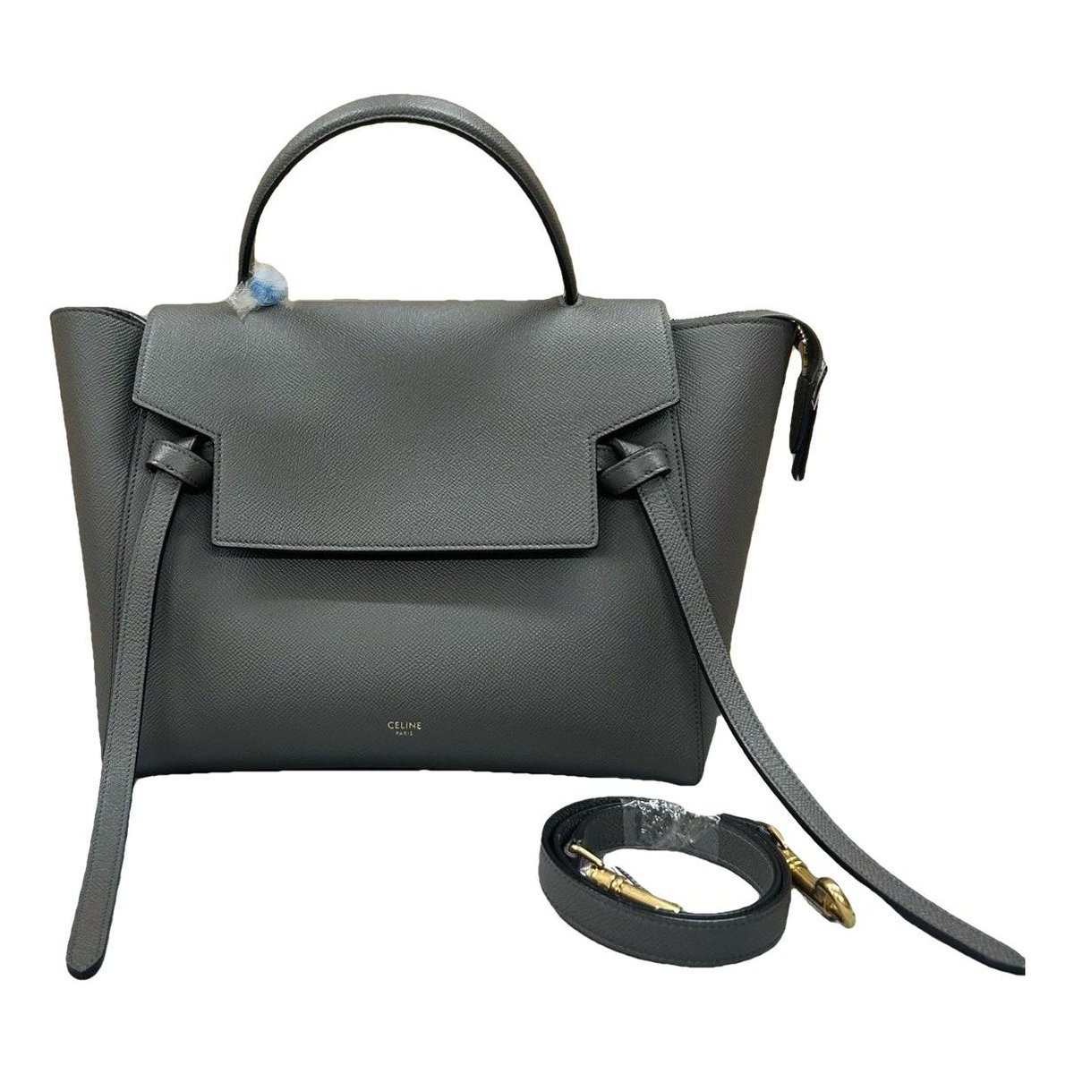 Belt leather handbag