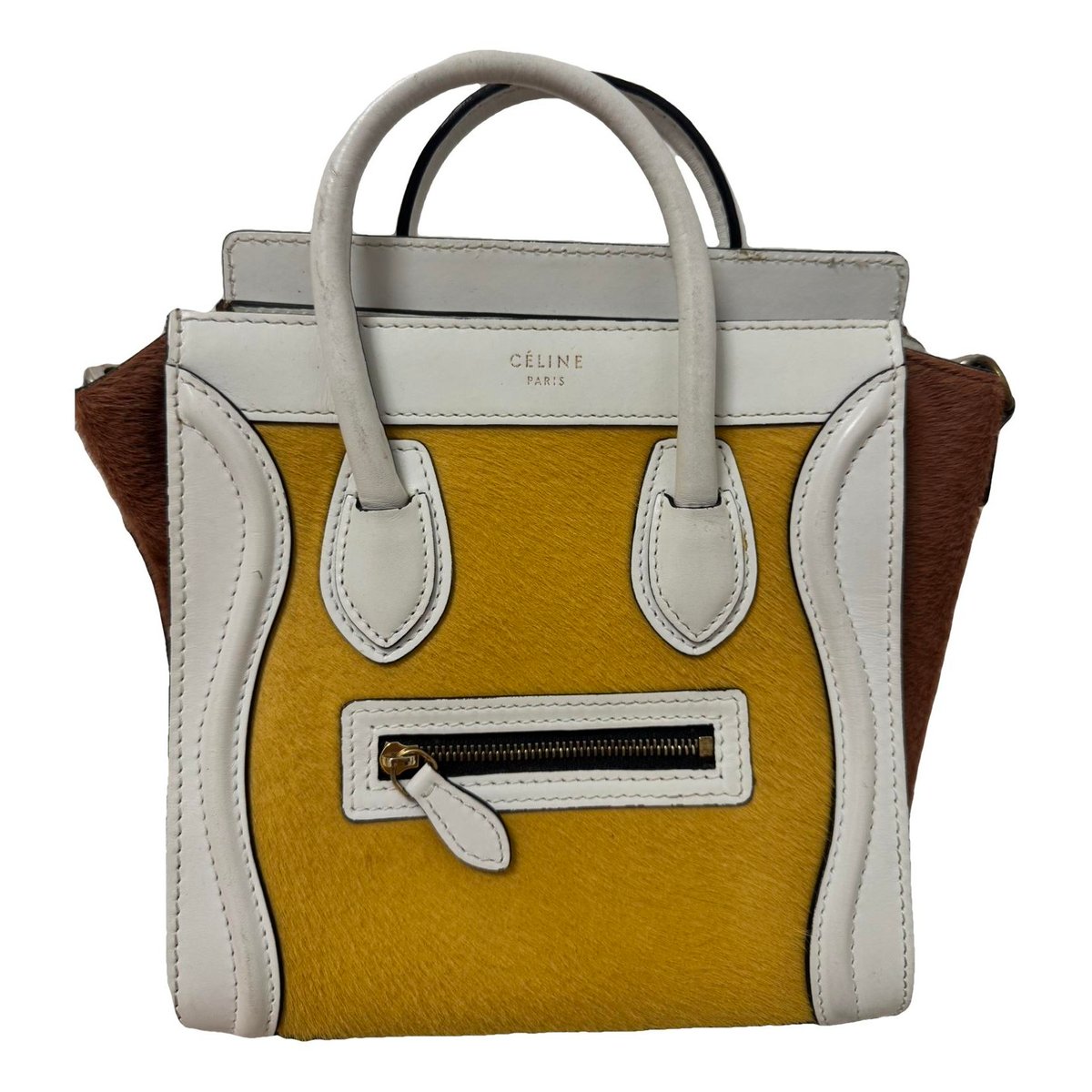 Nano Luggage mongolian lamb handbag
