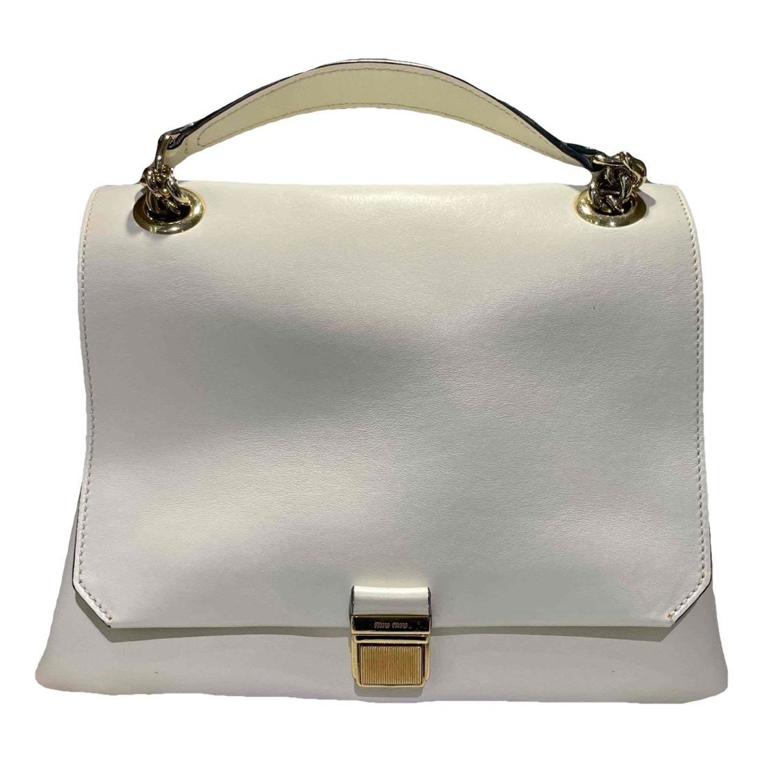 Madras leather handbag