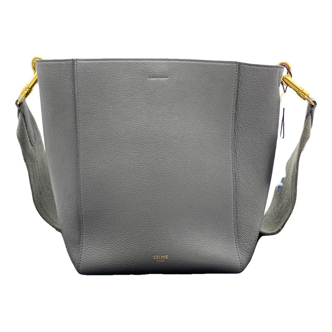 Seau Sangle leather handbag