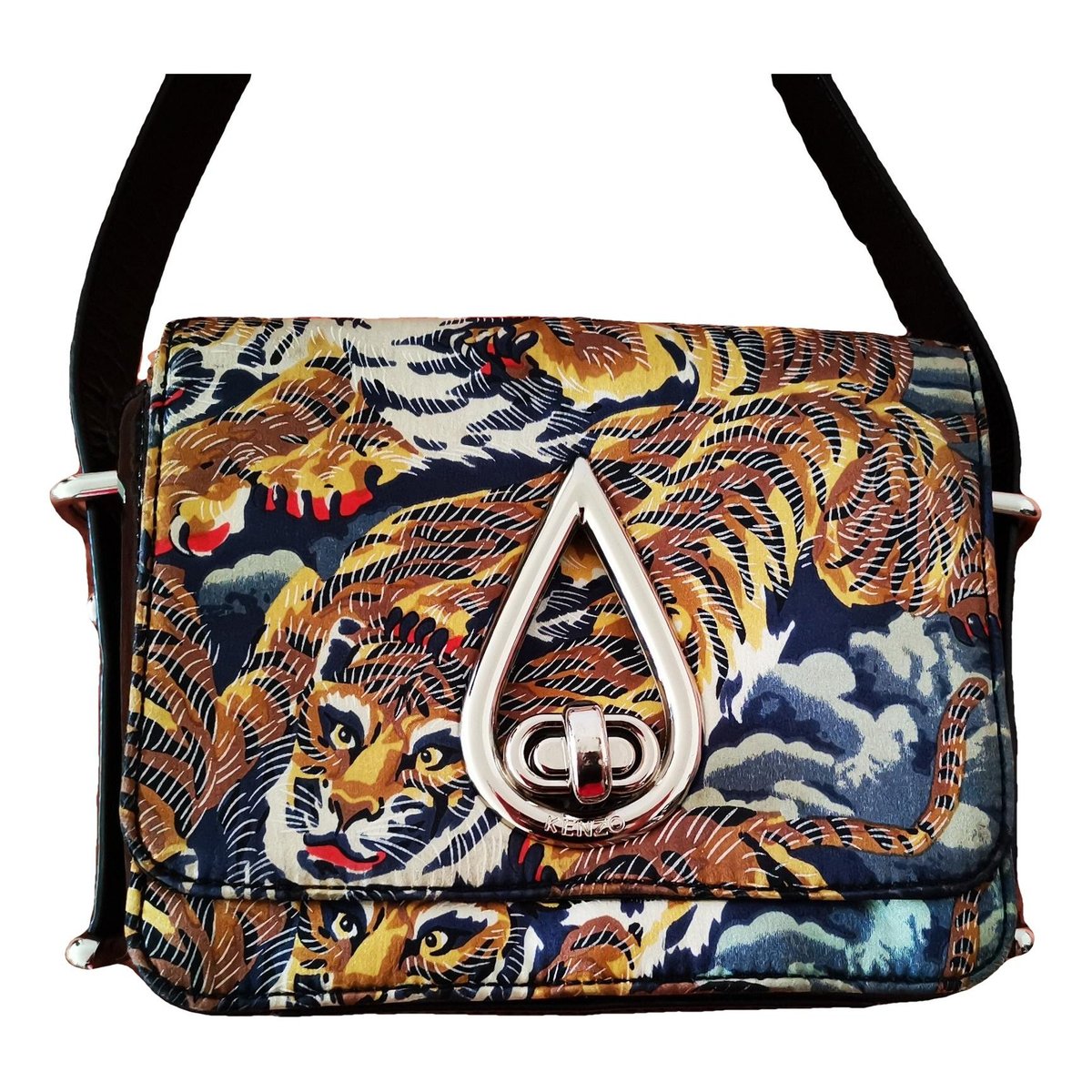 Silk crossbody bag