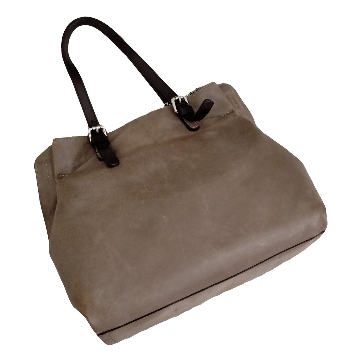 Leather tote