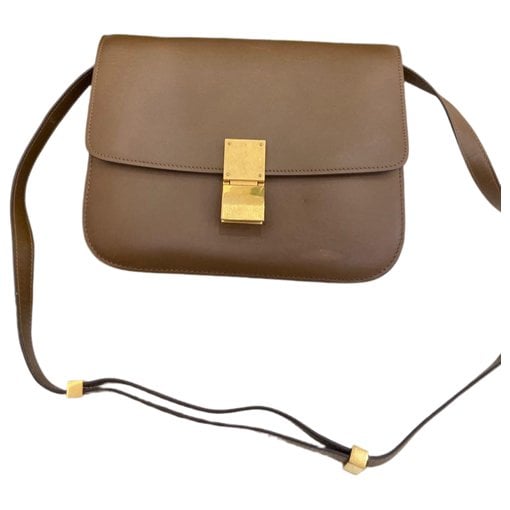 Classic leather crossbody bag