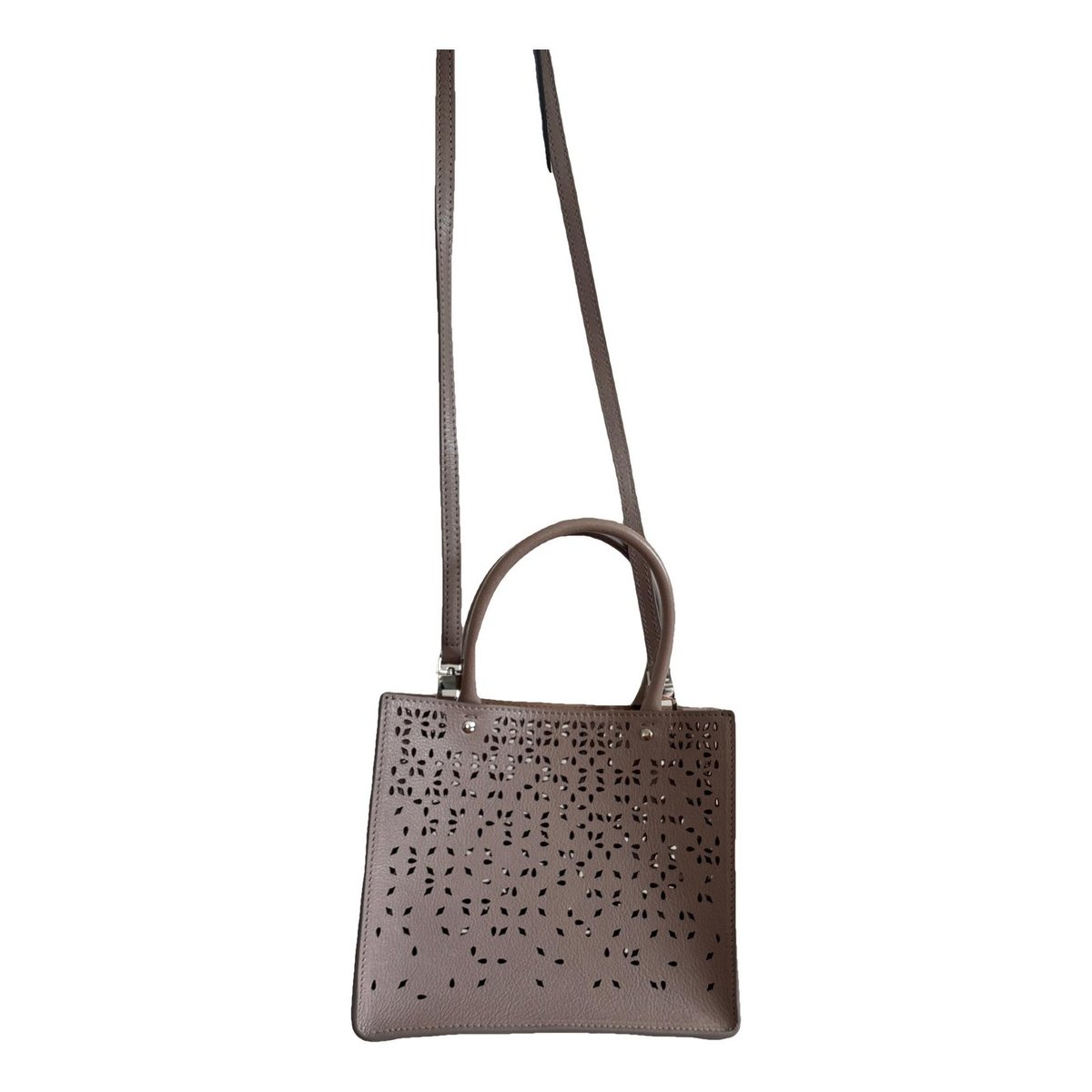Mina leather crossbody bag