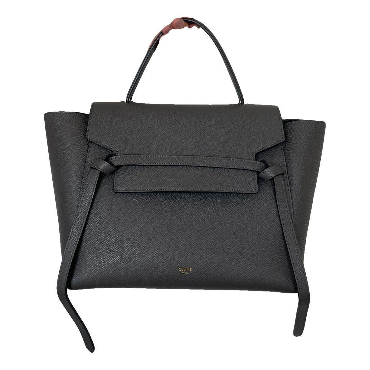 Belt leather handbag