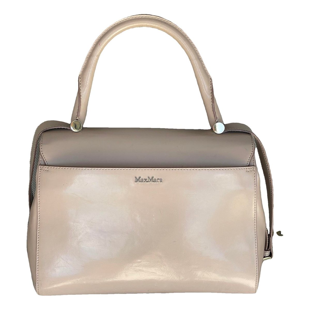 Patent leather handbag