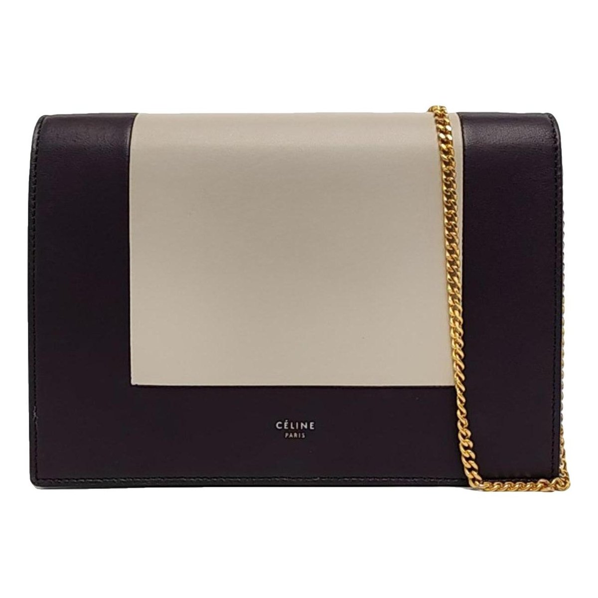 Frame leather crossbody bag