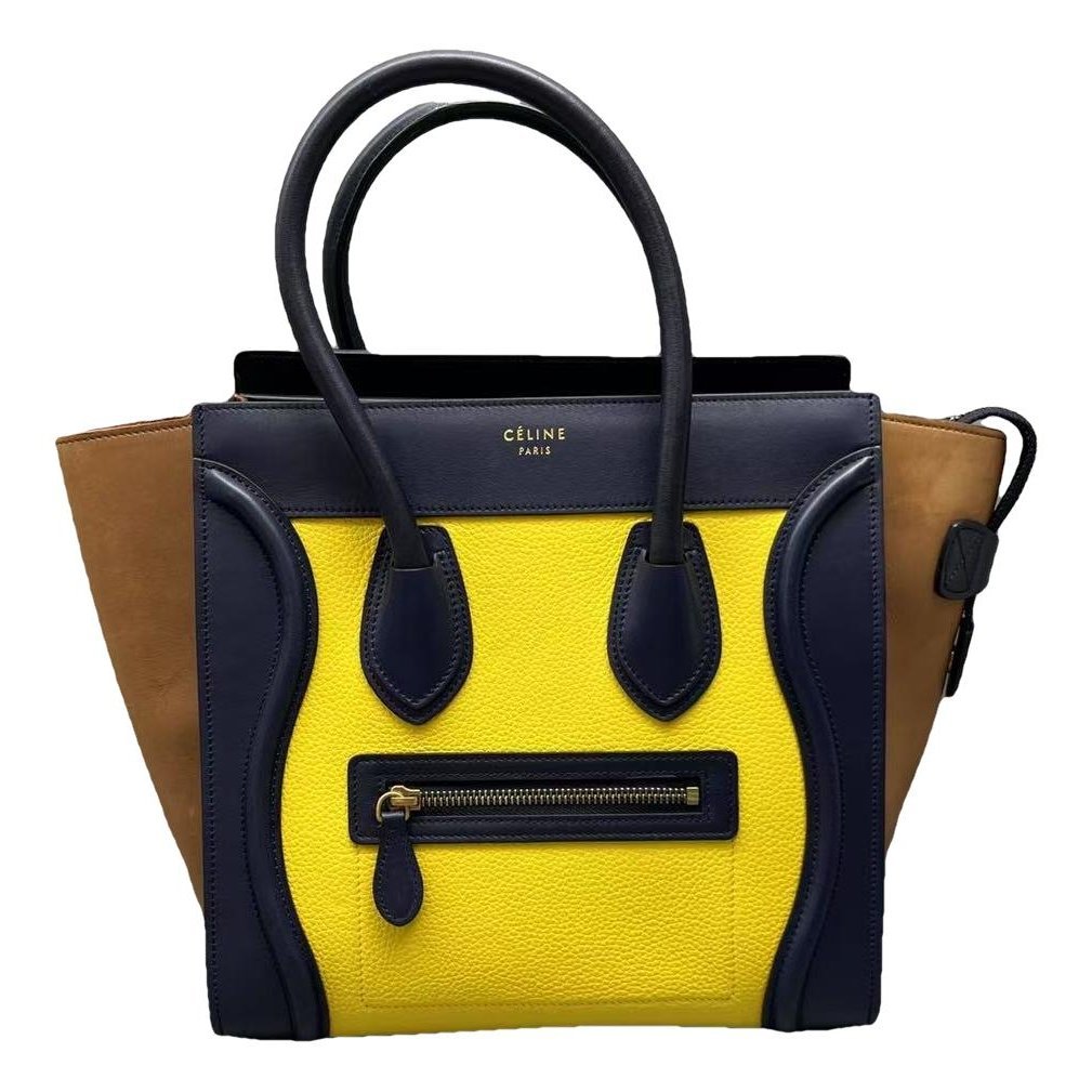 Luggage leather handbag