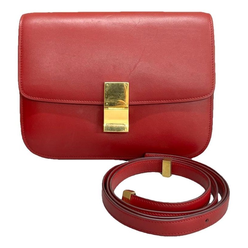 Classic leather handbag