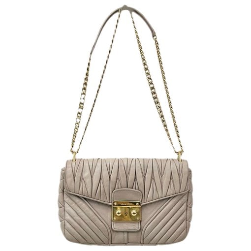 Miu Confidential leather crossbody bag