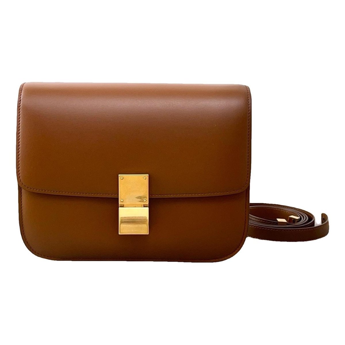 Classic leather crossbody bag