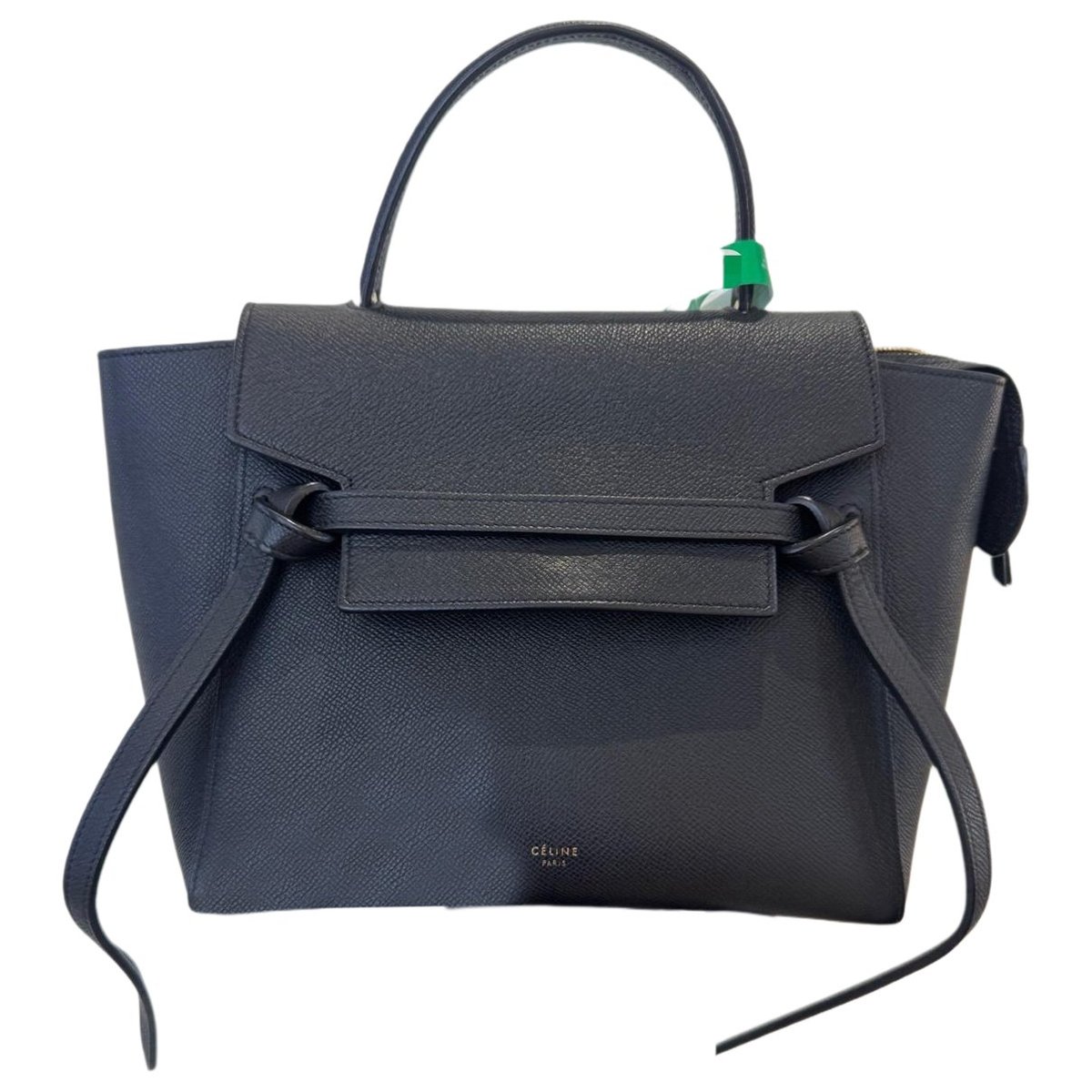 Belt leather handbag
