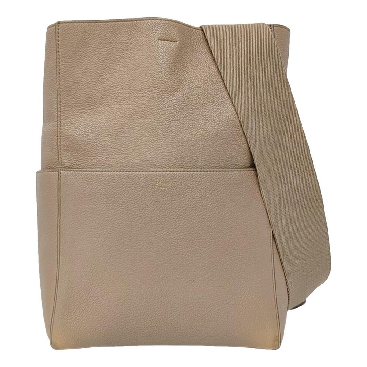 Seau Sangle leather handbag