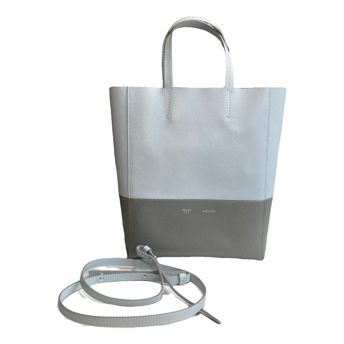 Cabas Vertical leather crossbody bag