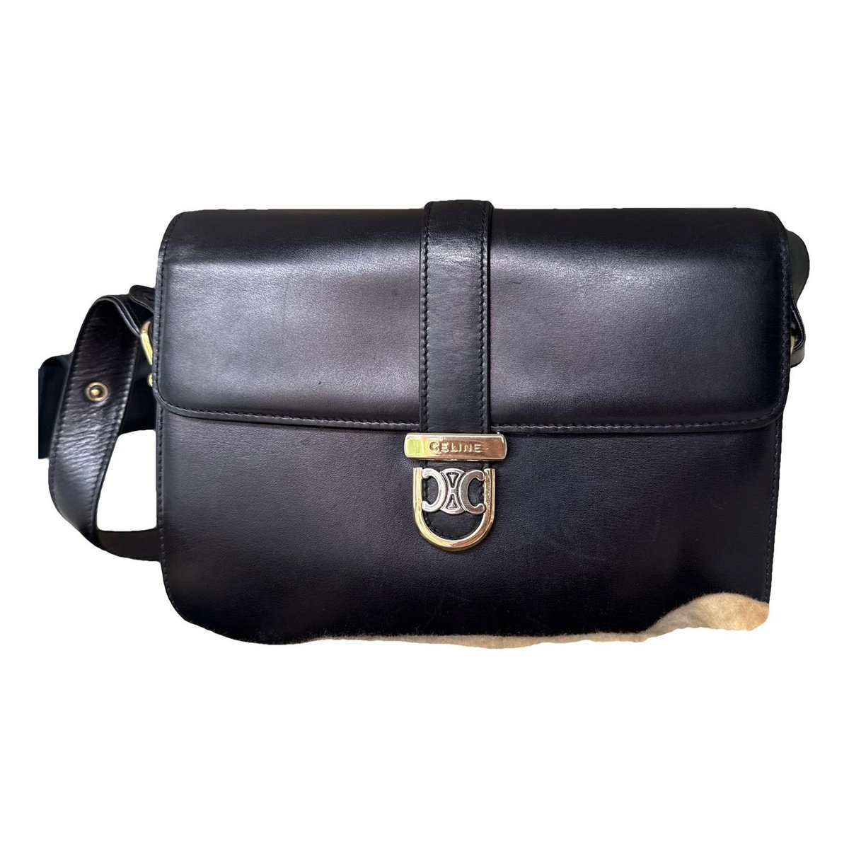 Triomphe leather handbag