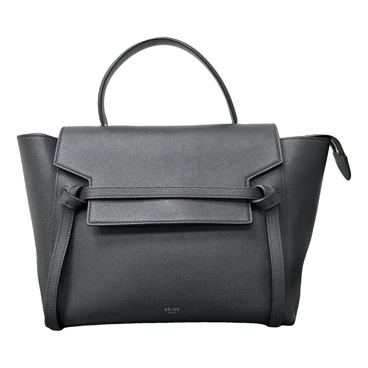 Belt leather handbag