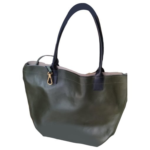 Moon leather handbag