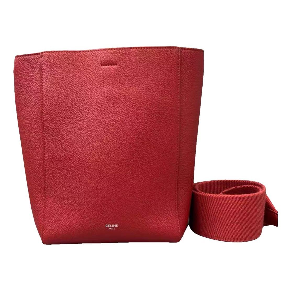 Seau Sangle leather tote