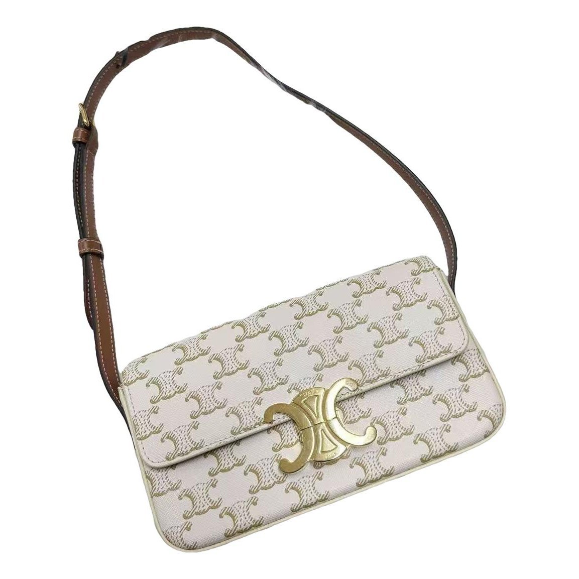 Triomphe leather handbag