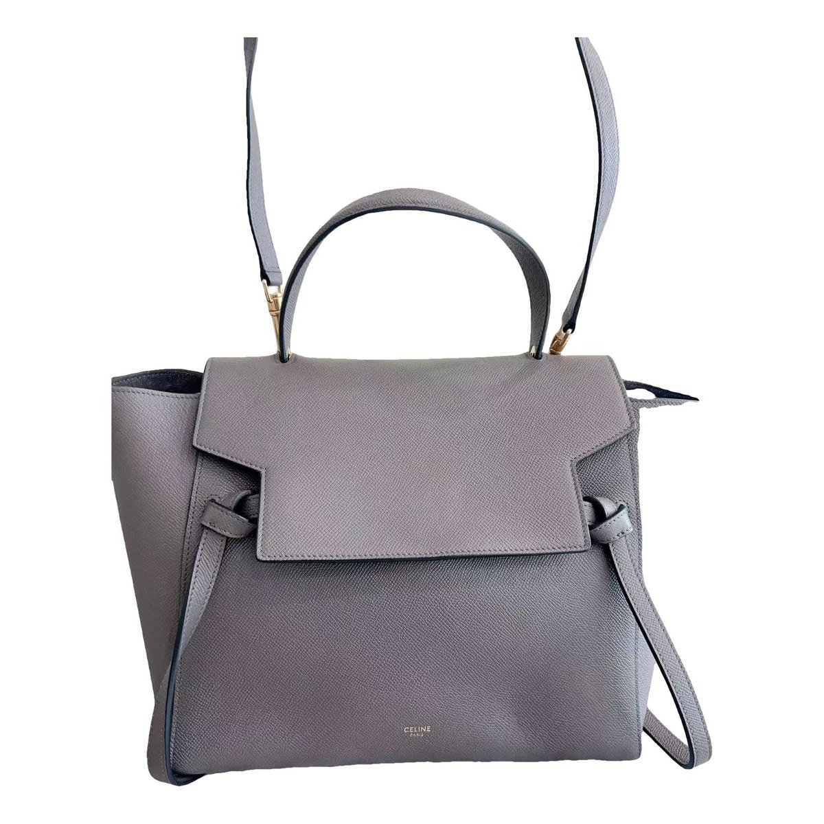 Belt leather handbag