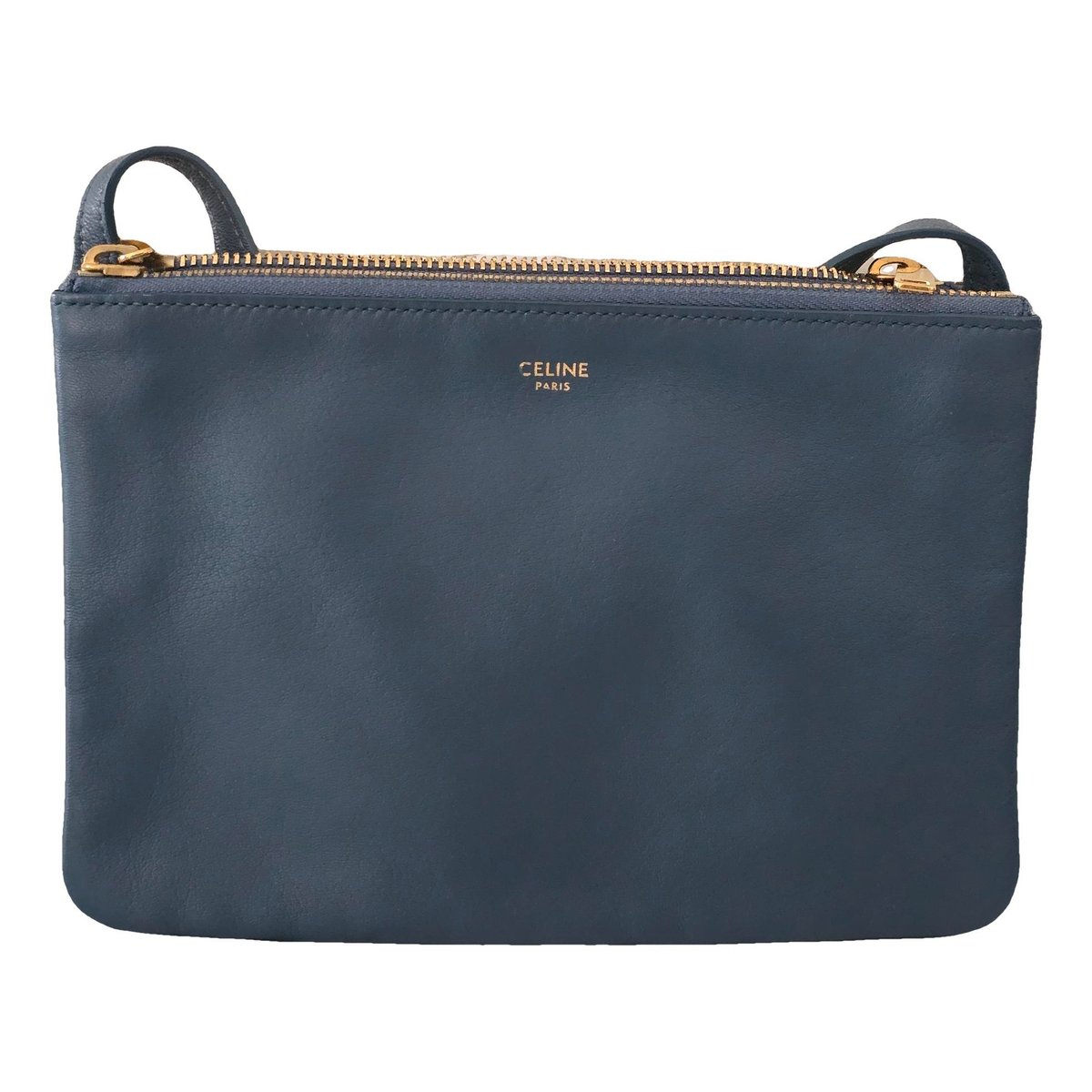 Trio leather crossbody bag