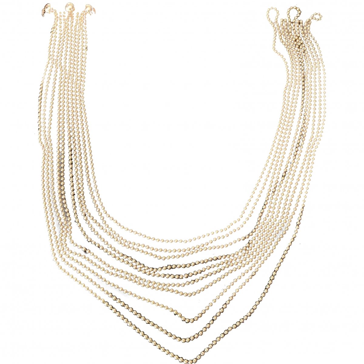 Draperie yellow gold necklace