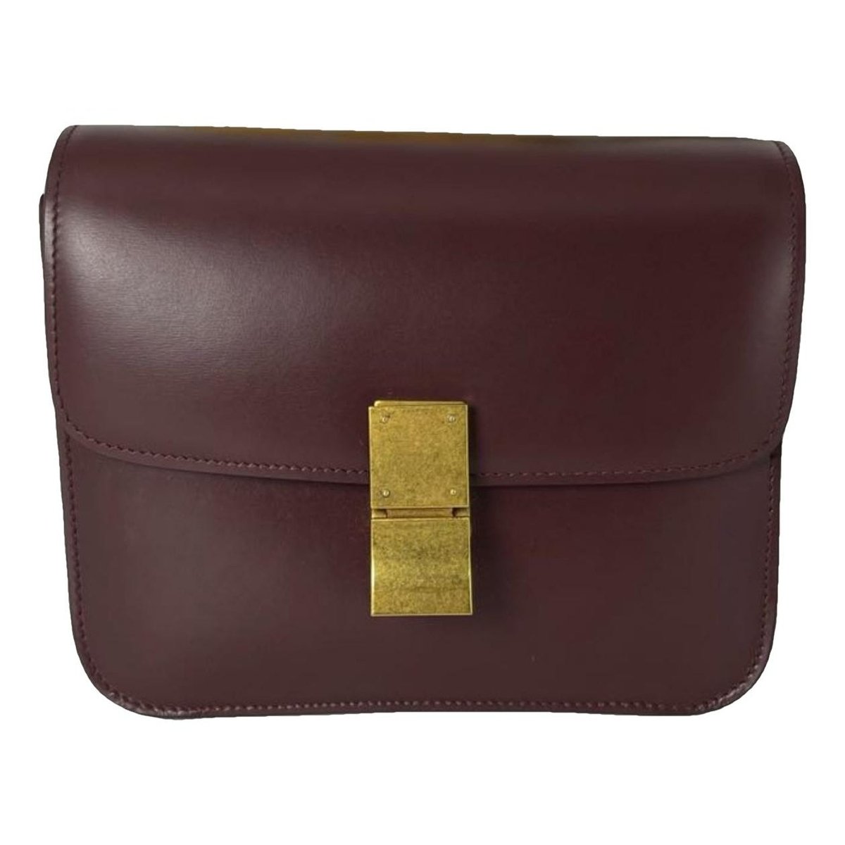 Classic leather crossbody bag
