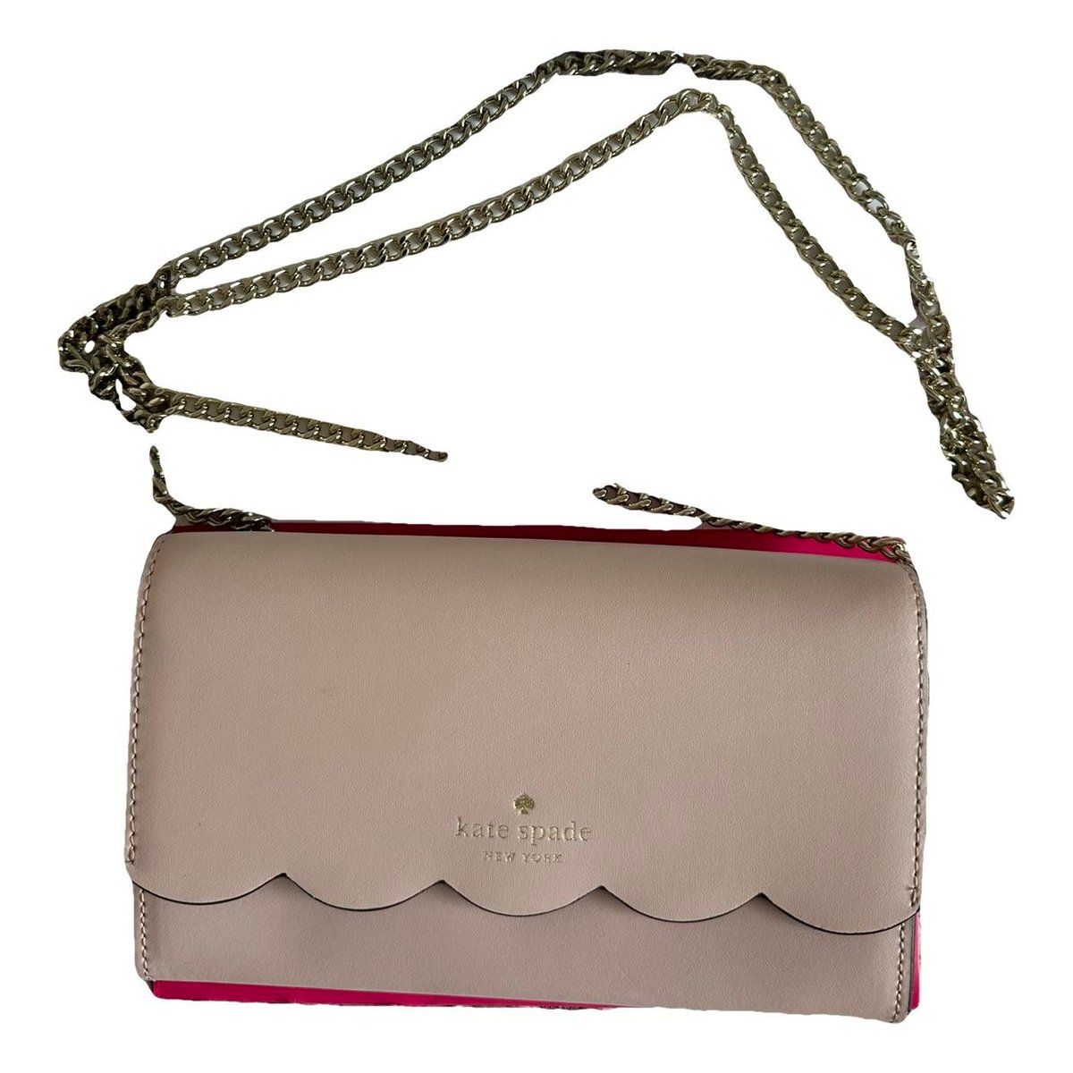 Leather clutch bag