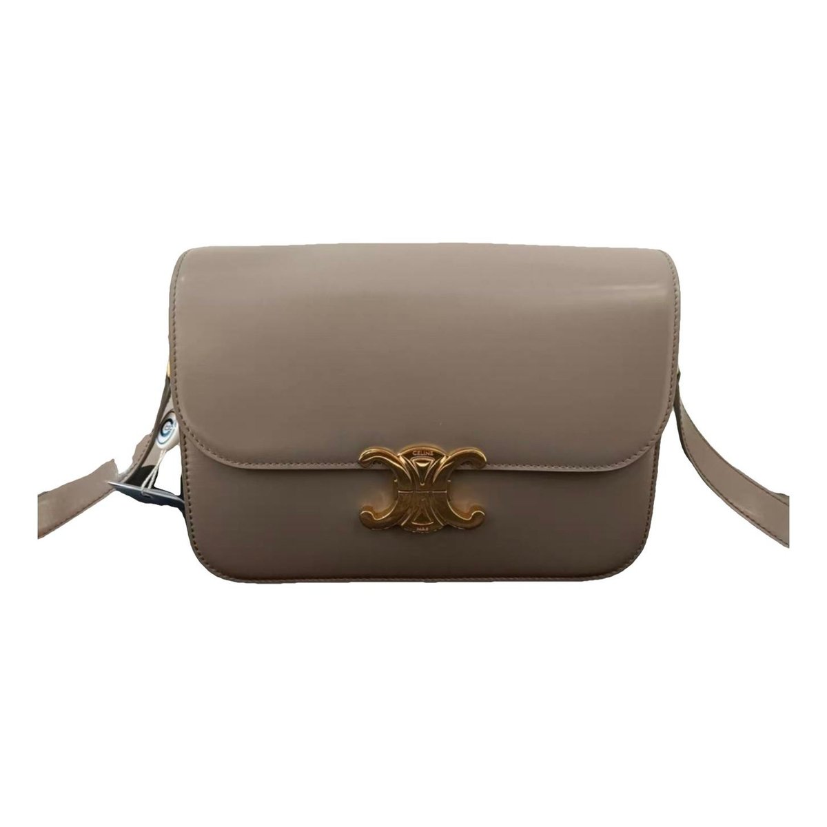 Triomphe leather handbag