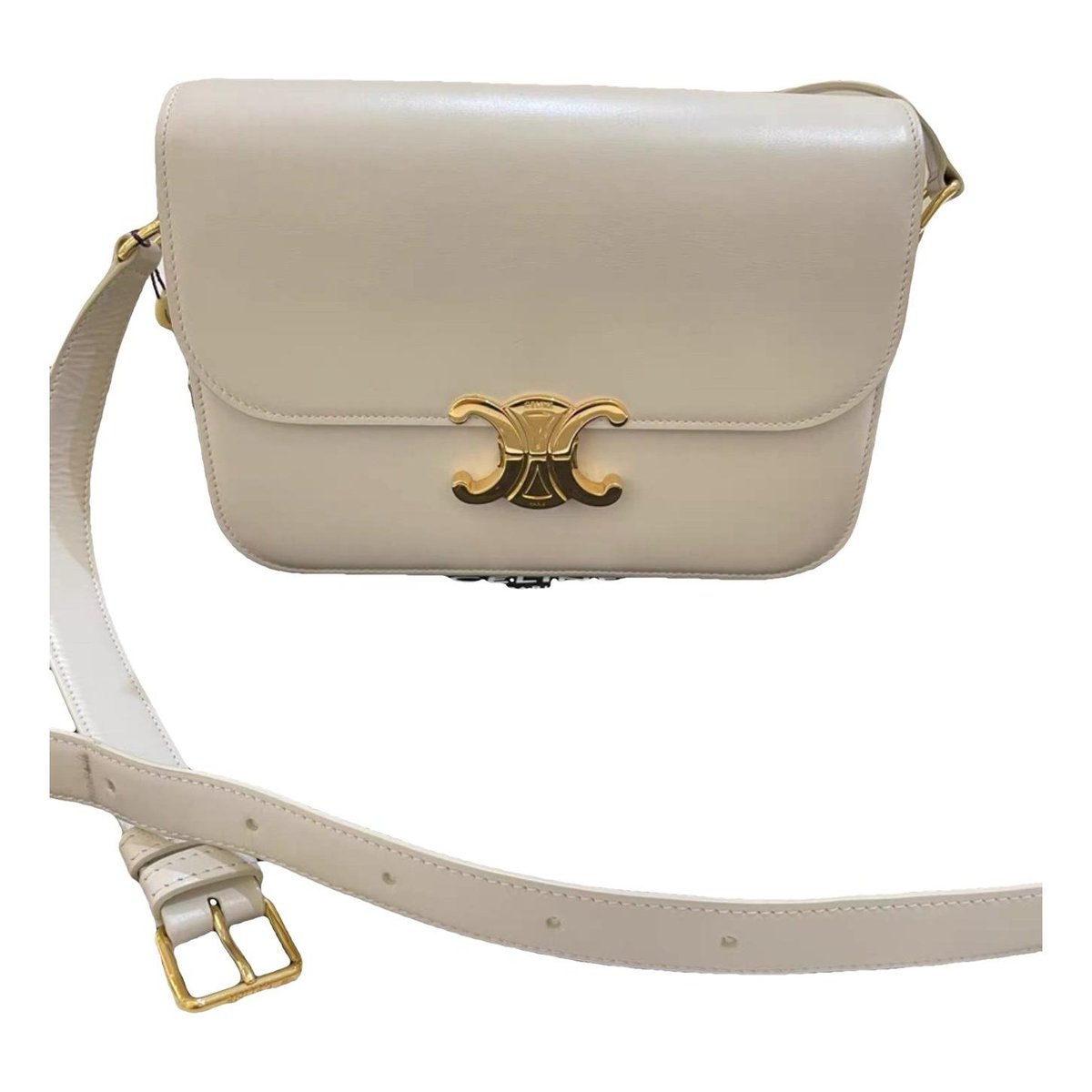 Triomphe leather handbag