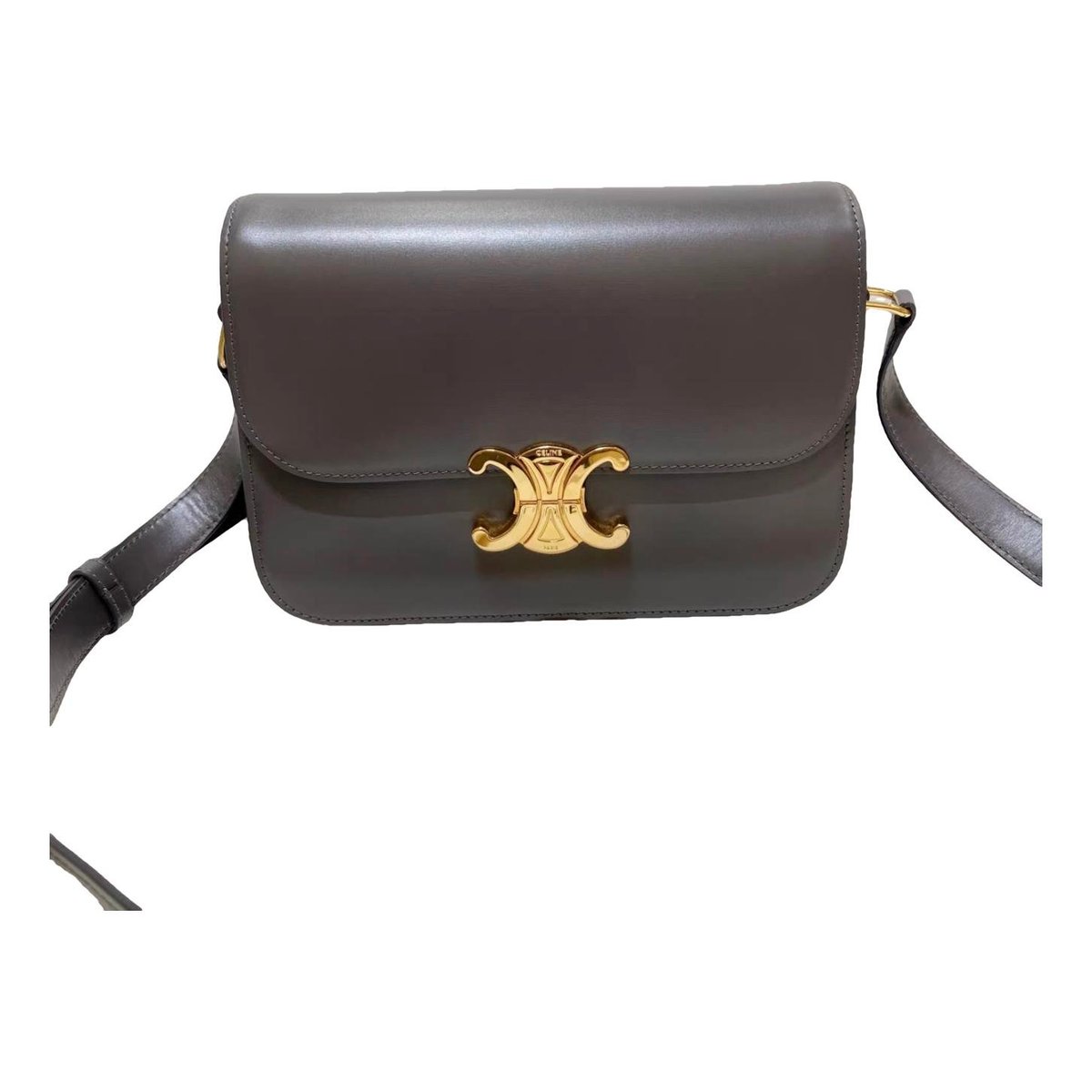 Triomphe leather handbag
