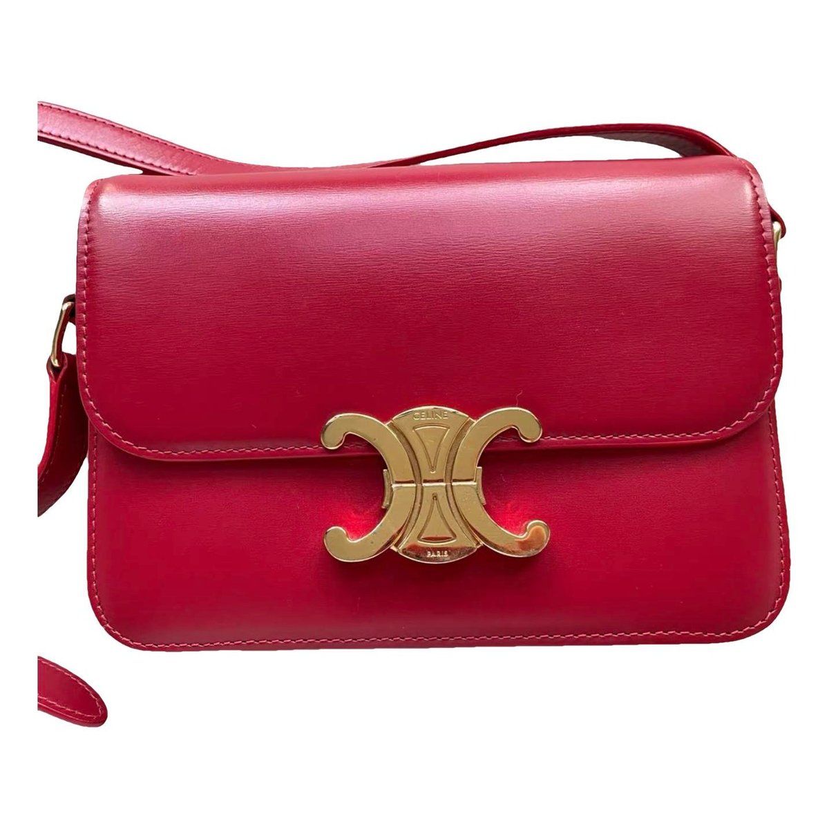 Triomphe leather handbag