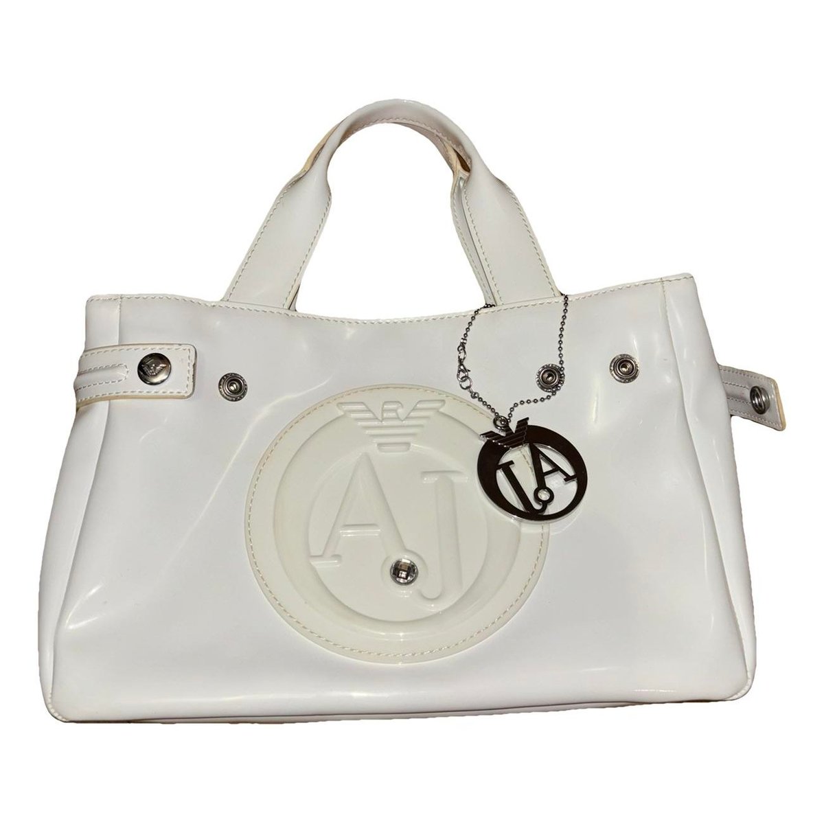 Patent leather handbag