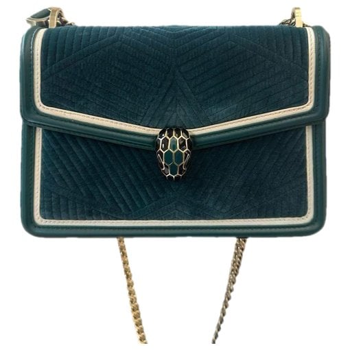 Serpenti leather handbag