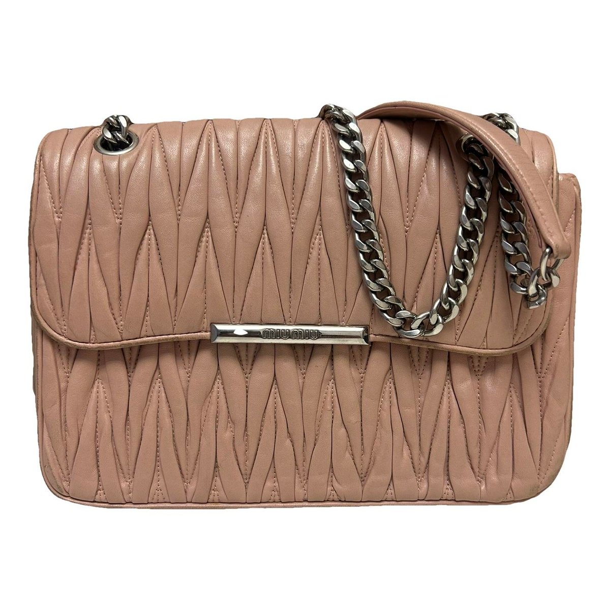 Miu Club leather handbag
