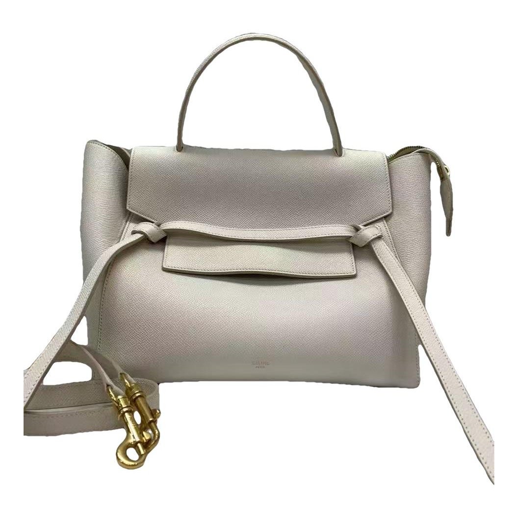 Belt leather handbag