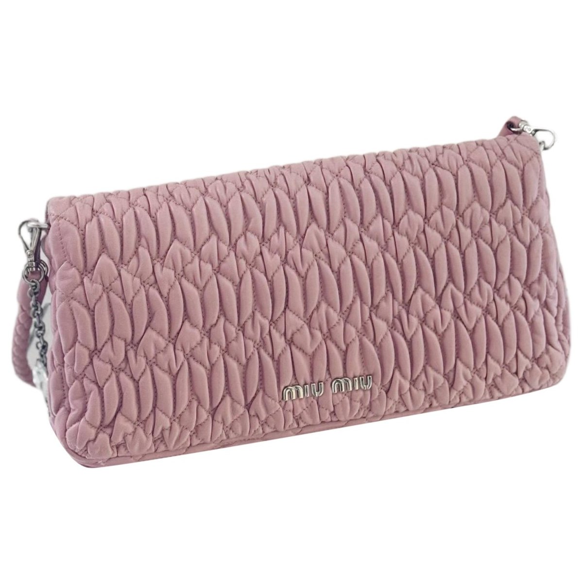 Miu delice leather handbag